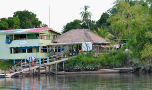 Guyana's ecolodges can be difficult to access , such as the Orealla Guest House, which takes several hours to reach by private boat.